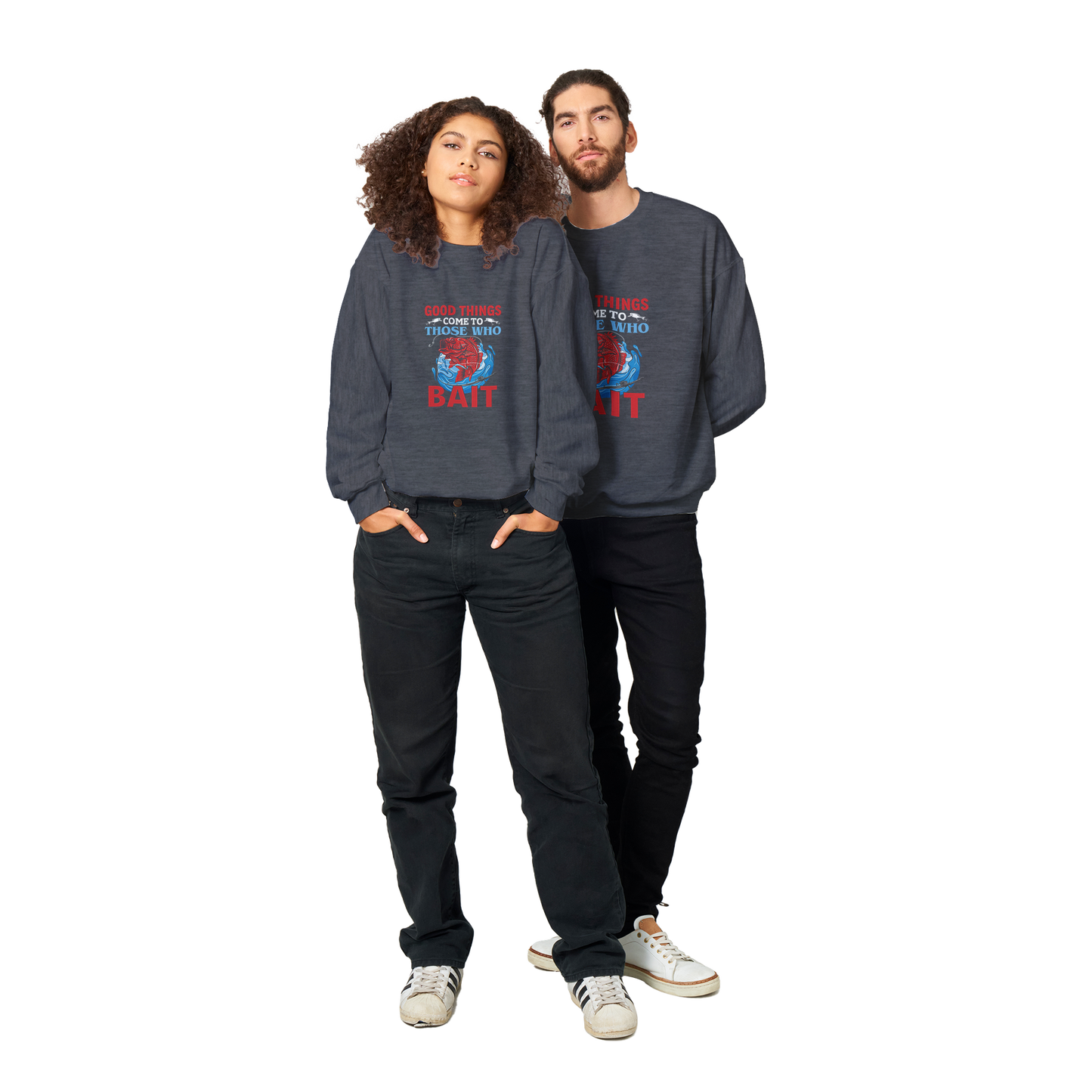 Fishing Unisex Crewneck Sweatshirt