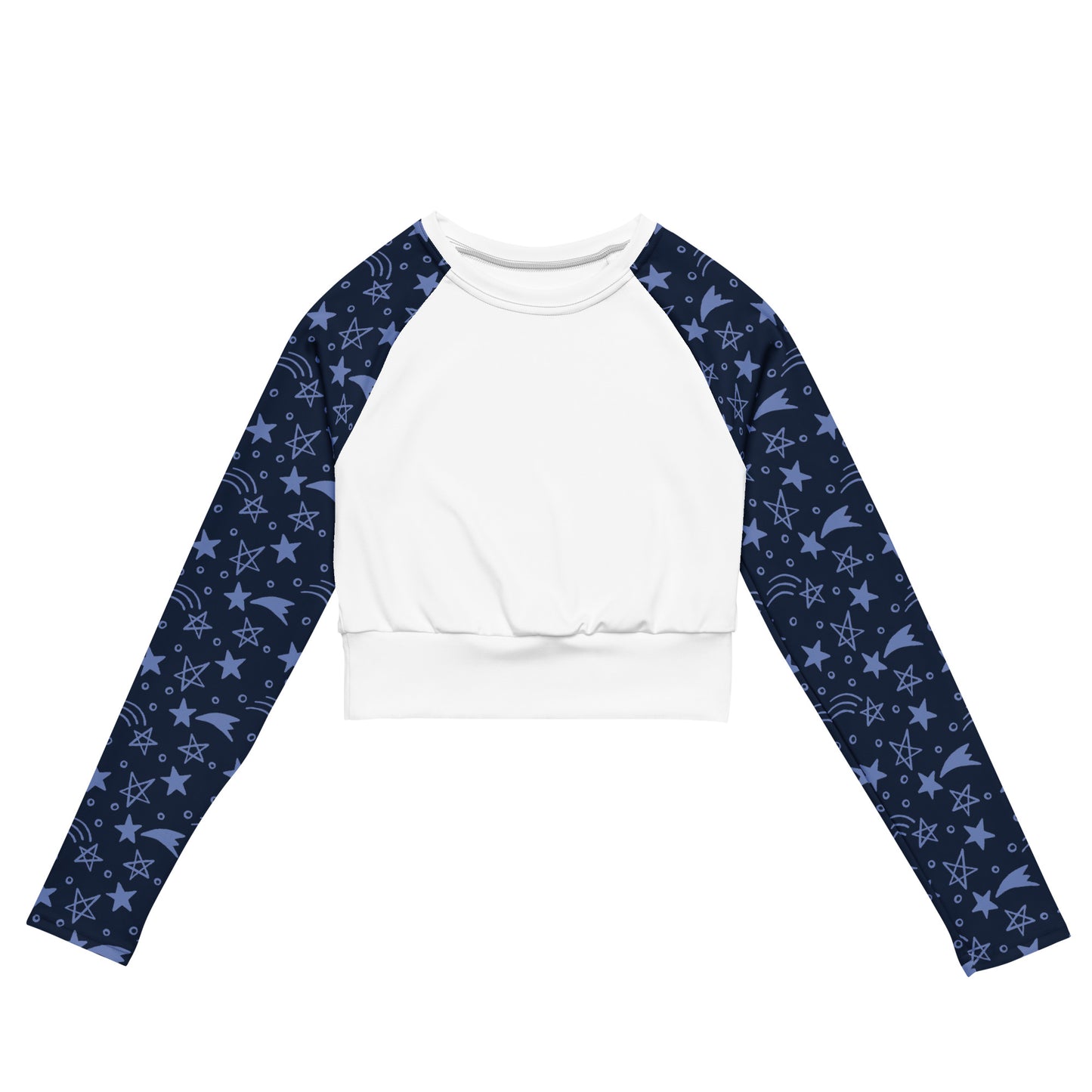 Blue Stars Crop Top