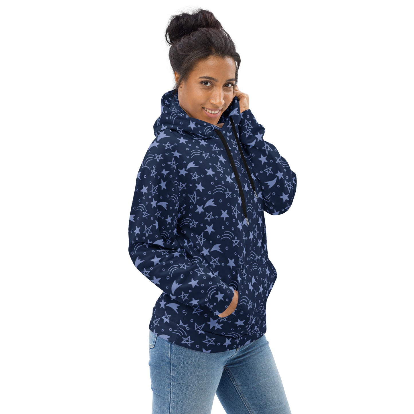 Blue Stars Comfy Hoodie