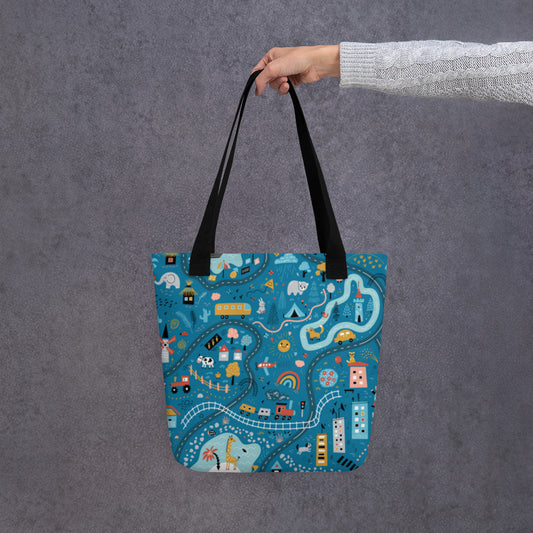 Busy Characters Tote