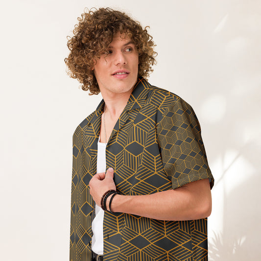 Men's Geo Patterned Shirt