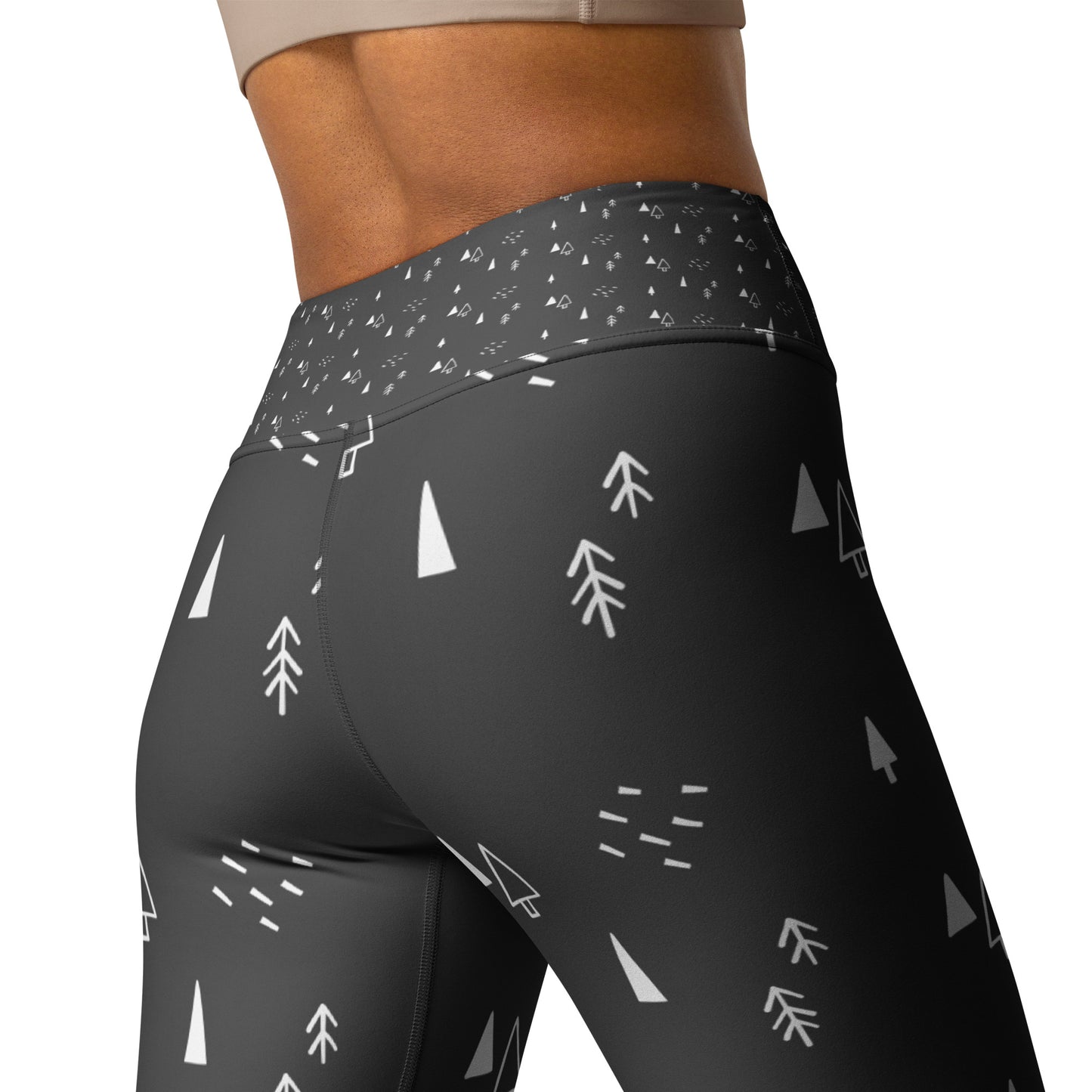 Black Holiday Tree Leggings