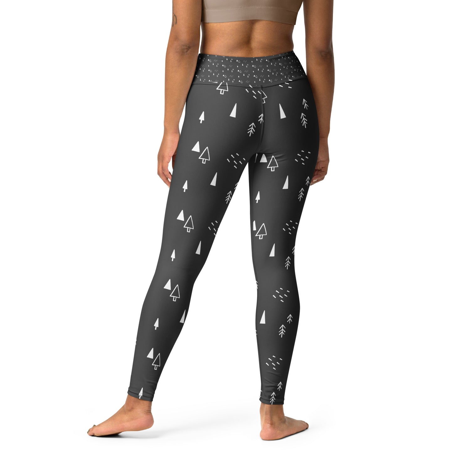 Black Holiday Tree Leggings