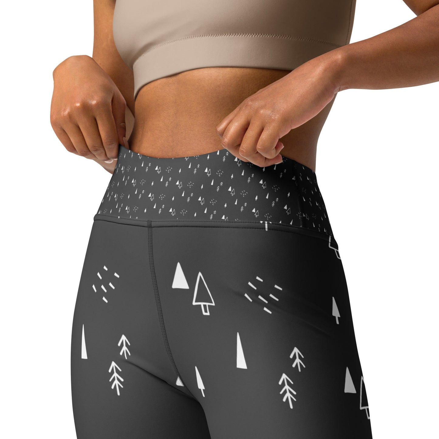 Black Holiday Tree Leggings