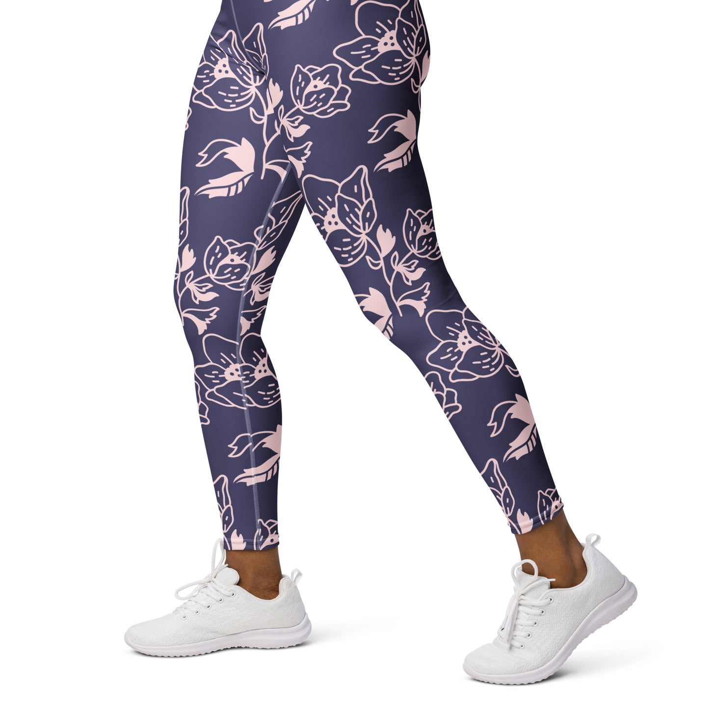 Purple Patterned Leggings