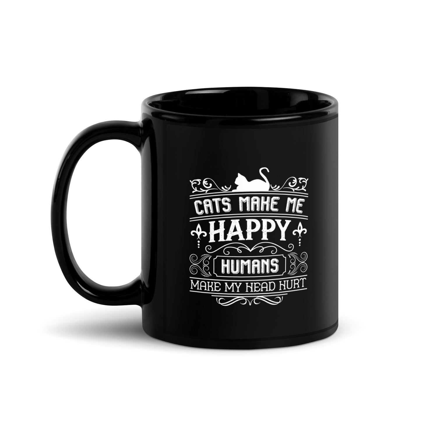 Cats Make Me Happy Mug