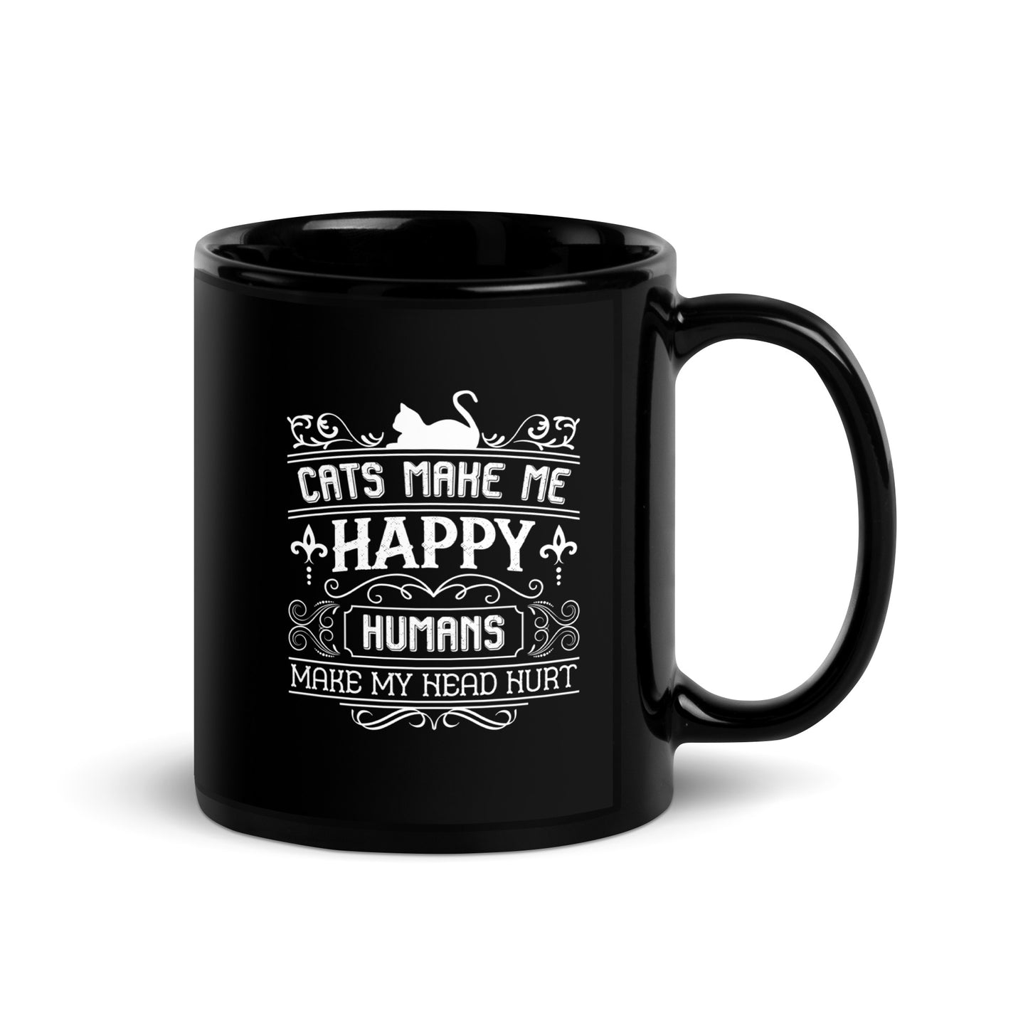 Cats Make Me Happy Mug