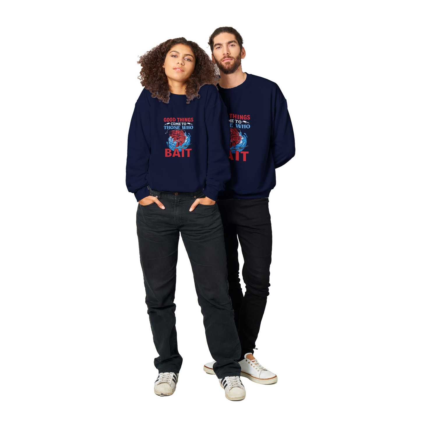 Fishing Unisex Crewneck Sweatshirt