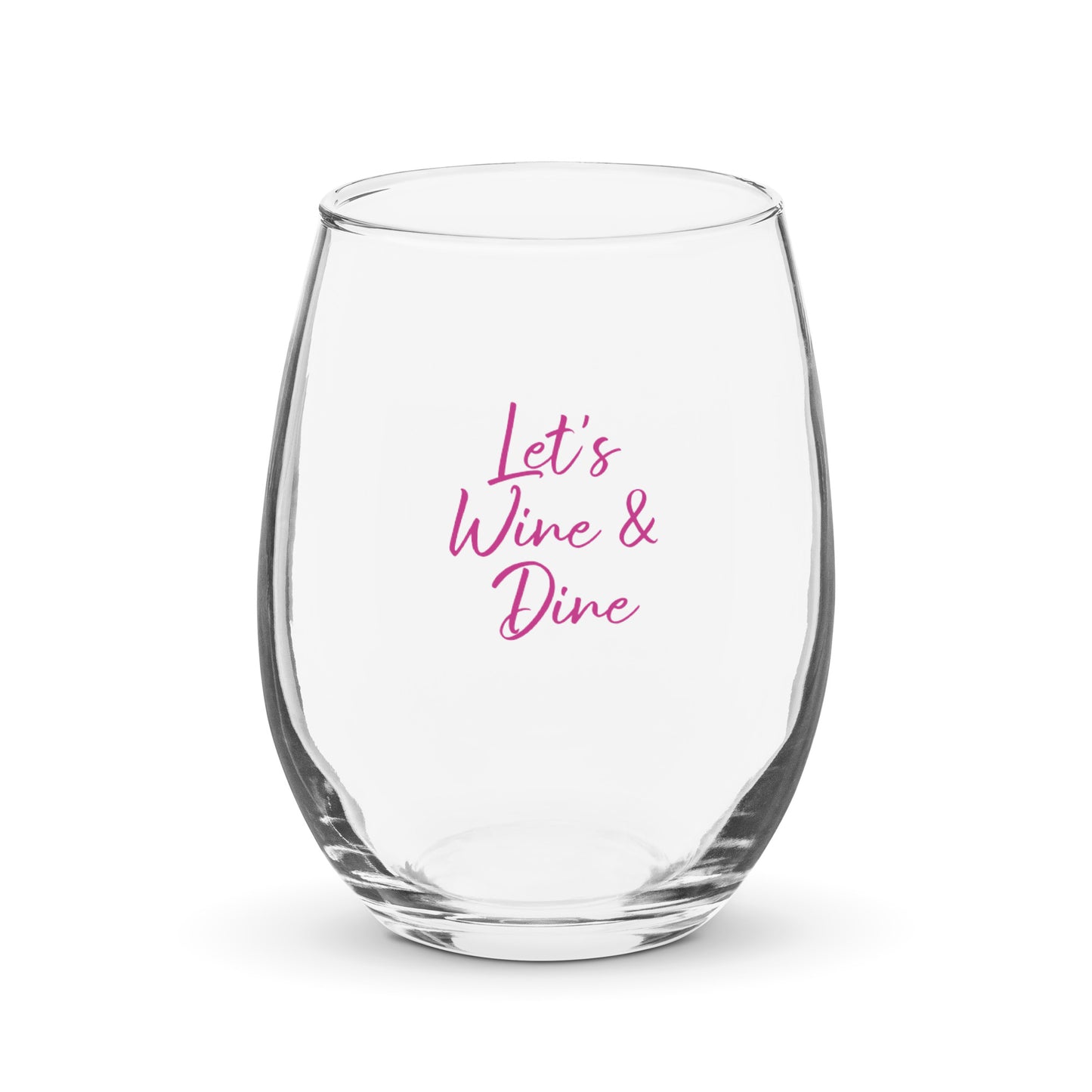 Wine & Dine Stemless Wine Glass