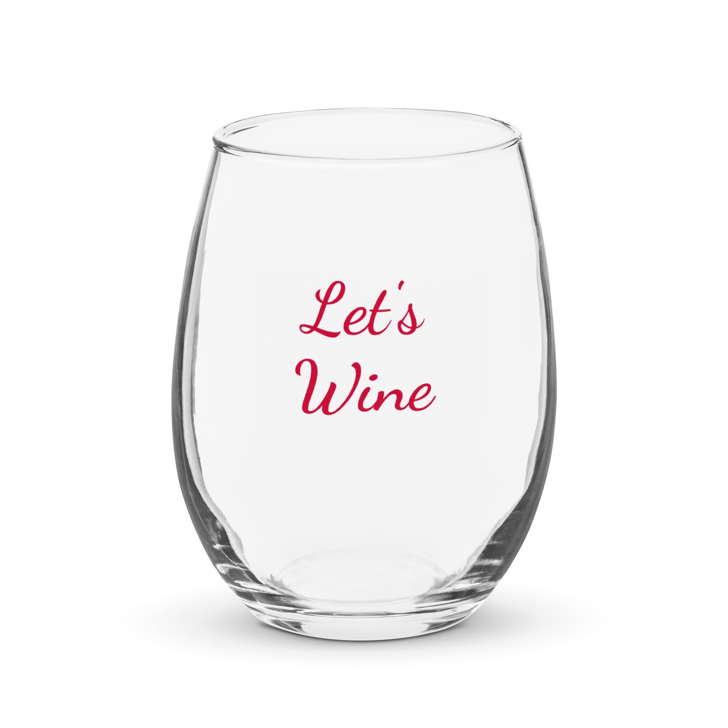 Let's Wine Stemless Wine Glass