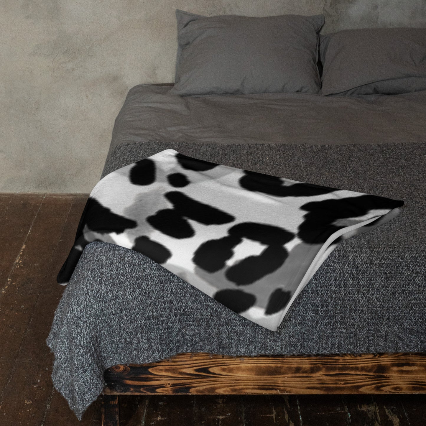 Black and White Throw Blanket