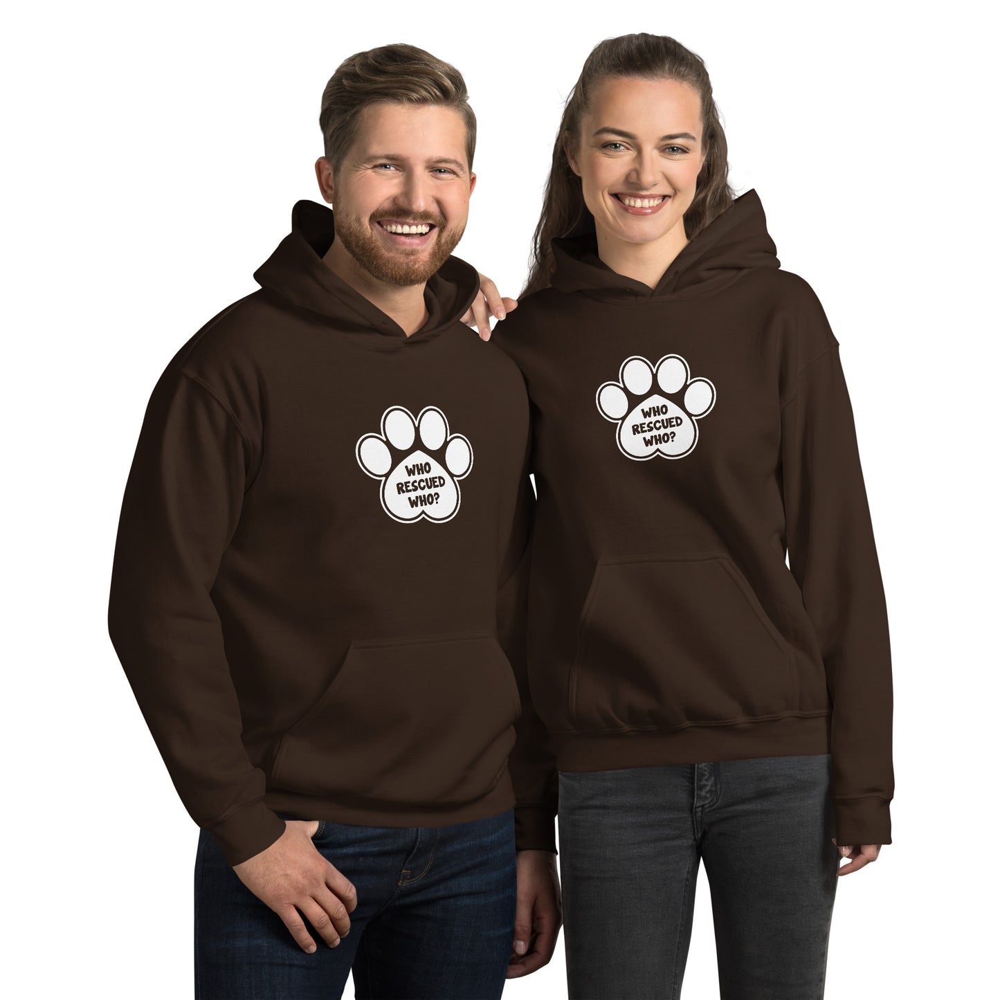 Who Rescued Who? Unisex Hoodie