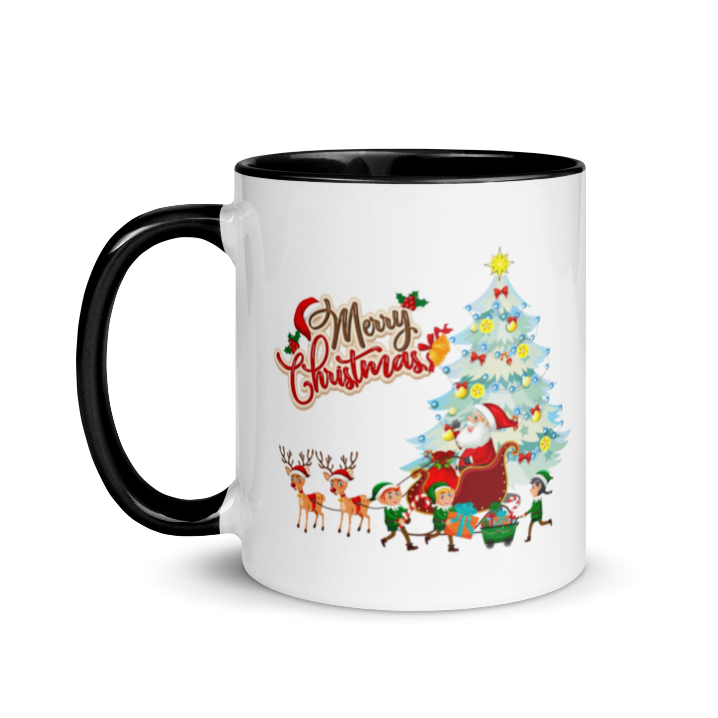 Christmas Mug with Color Inside