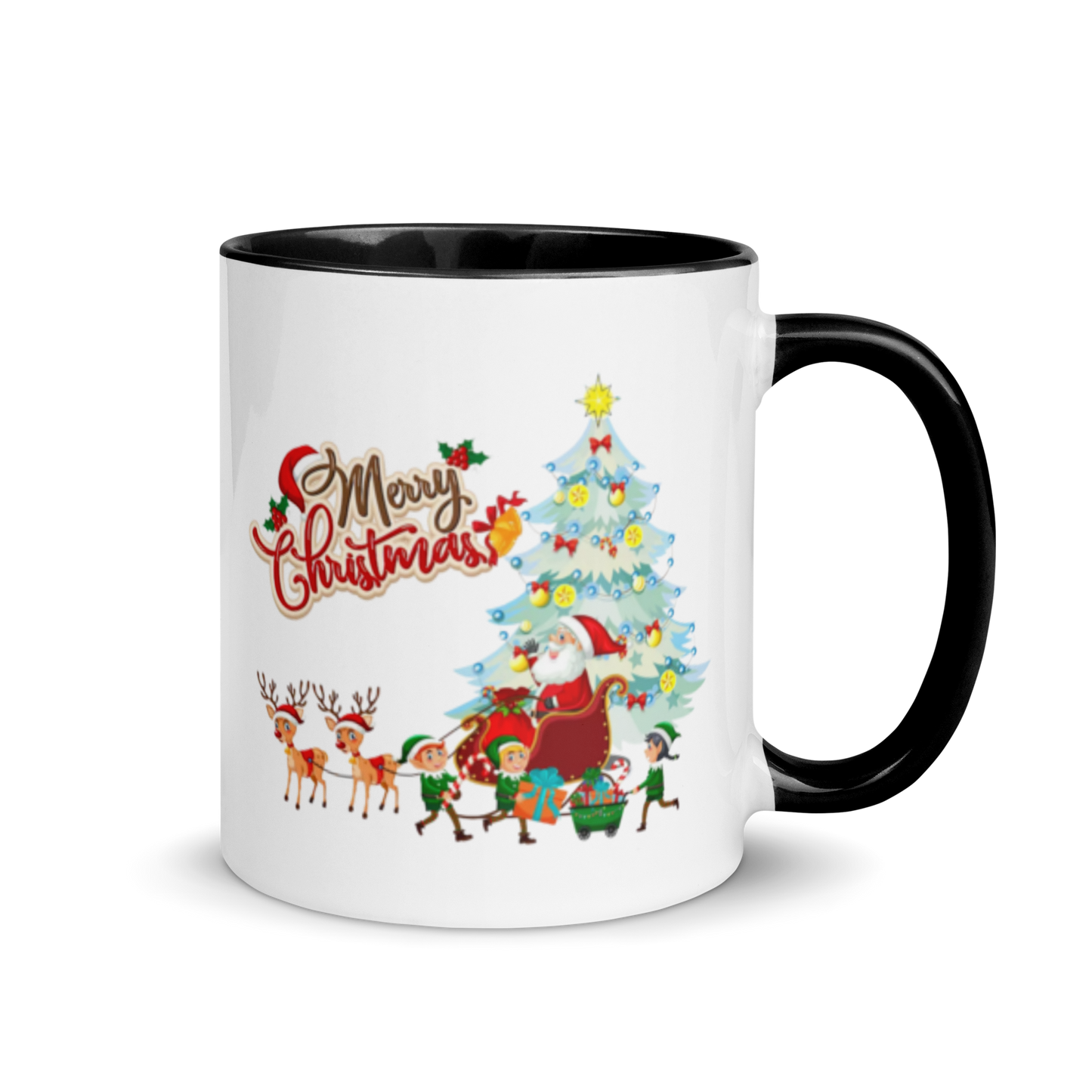 Christmas Mug with Color Inside