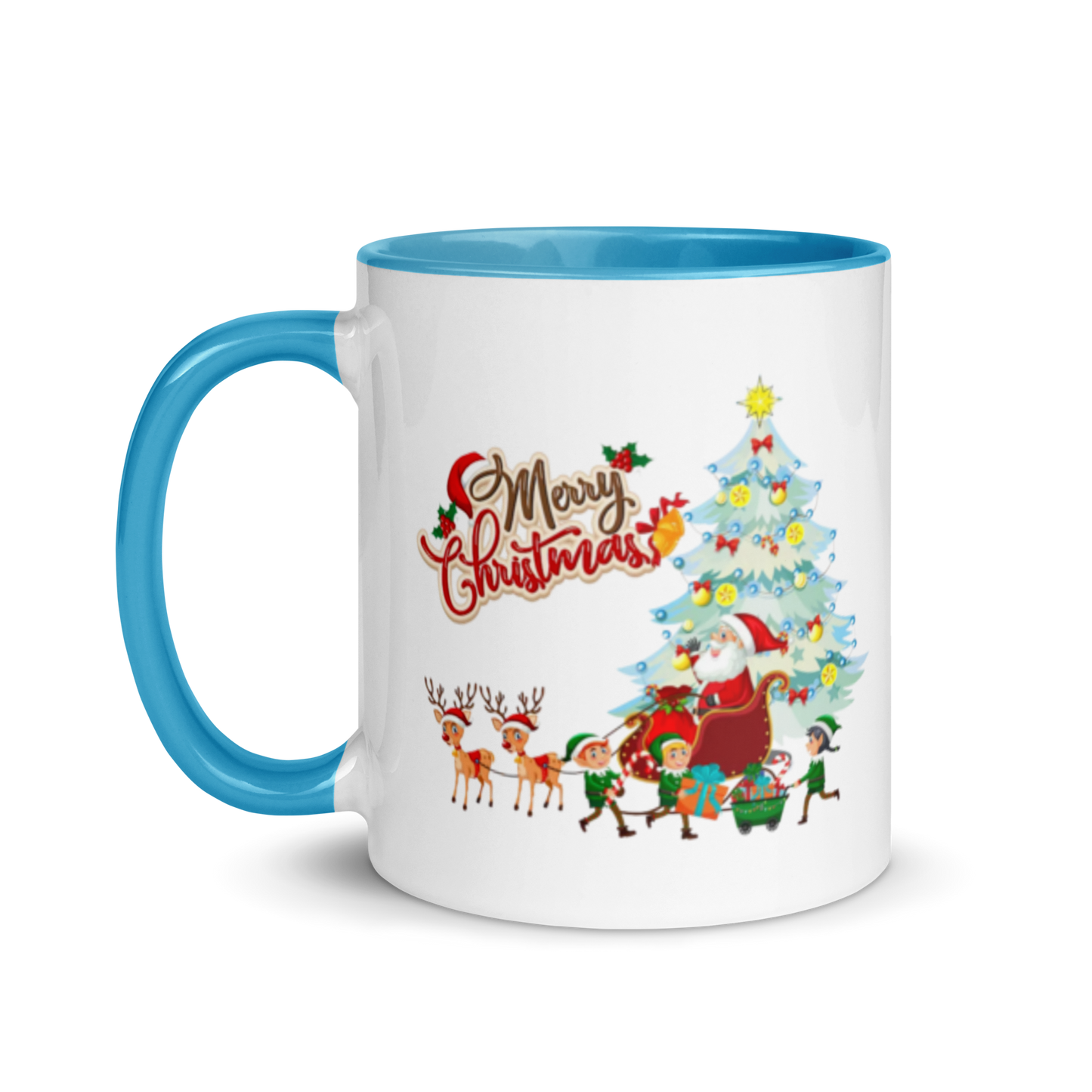 Christmas Mug with Color Inside