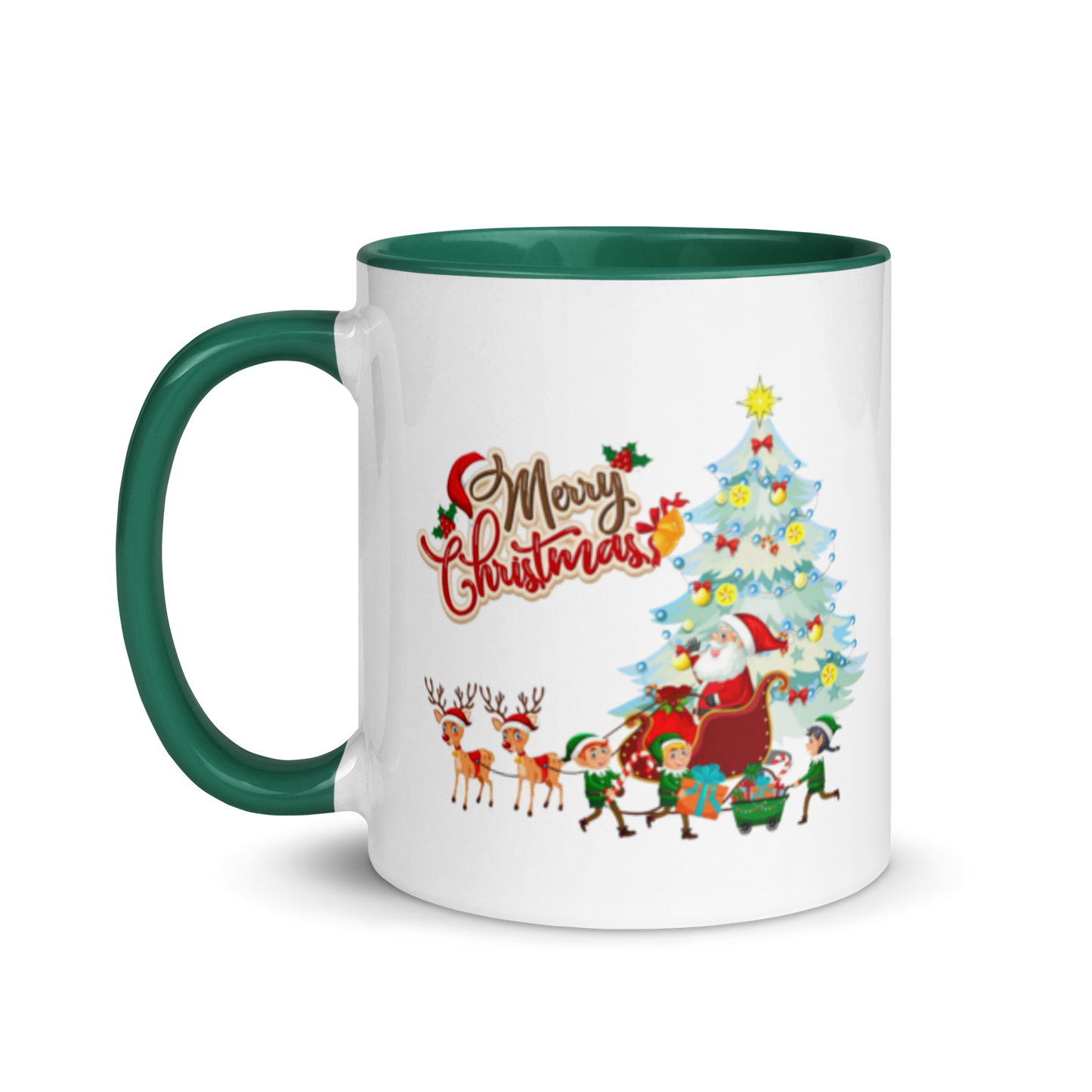 Christmas Mug with Color Inside