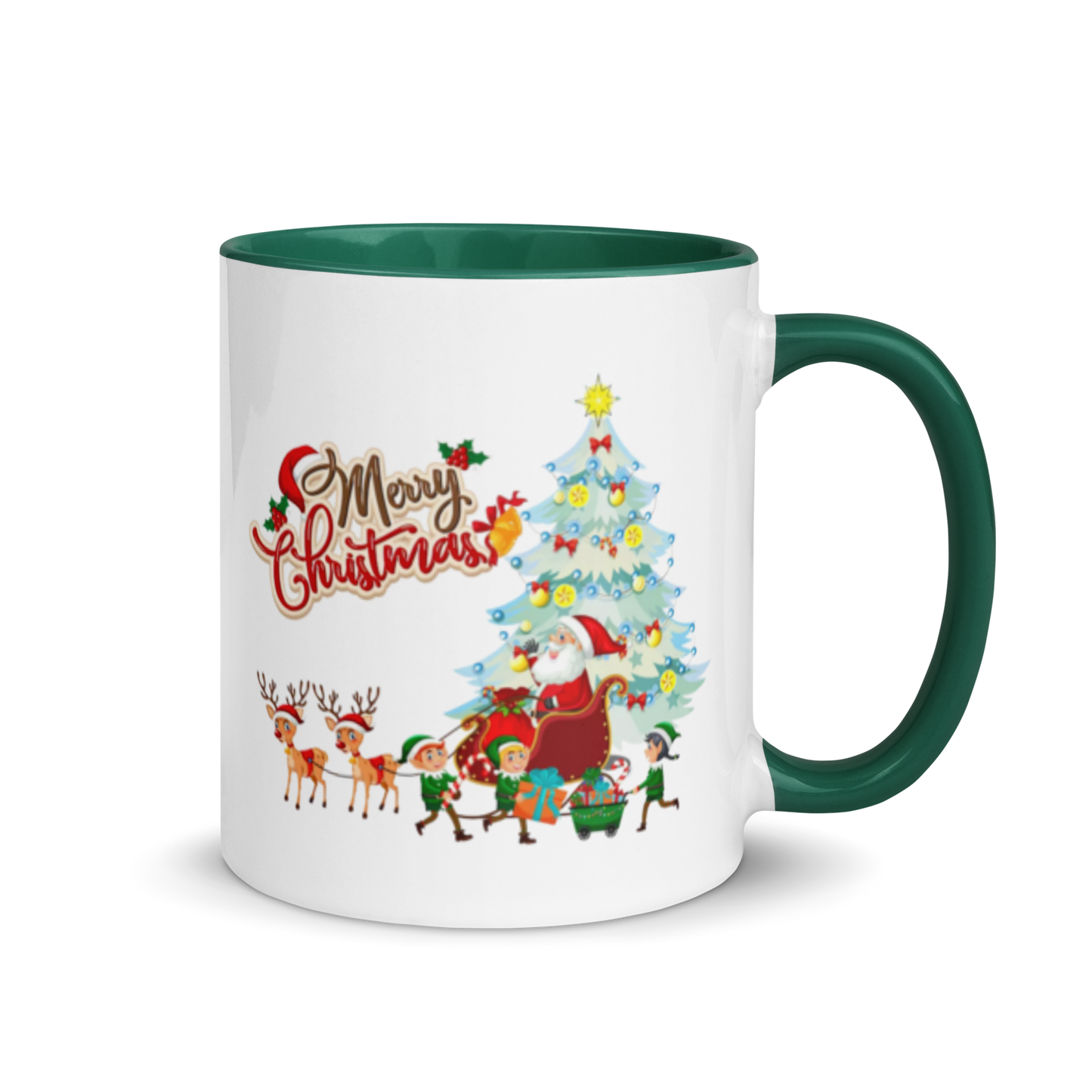 Christmas Mug with Color Inside