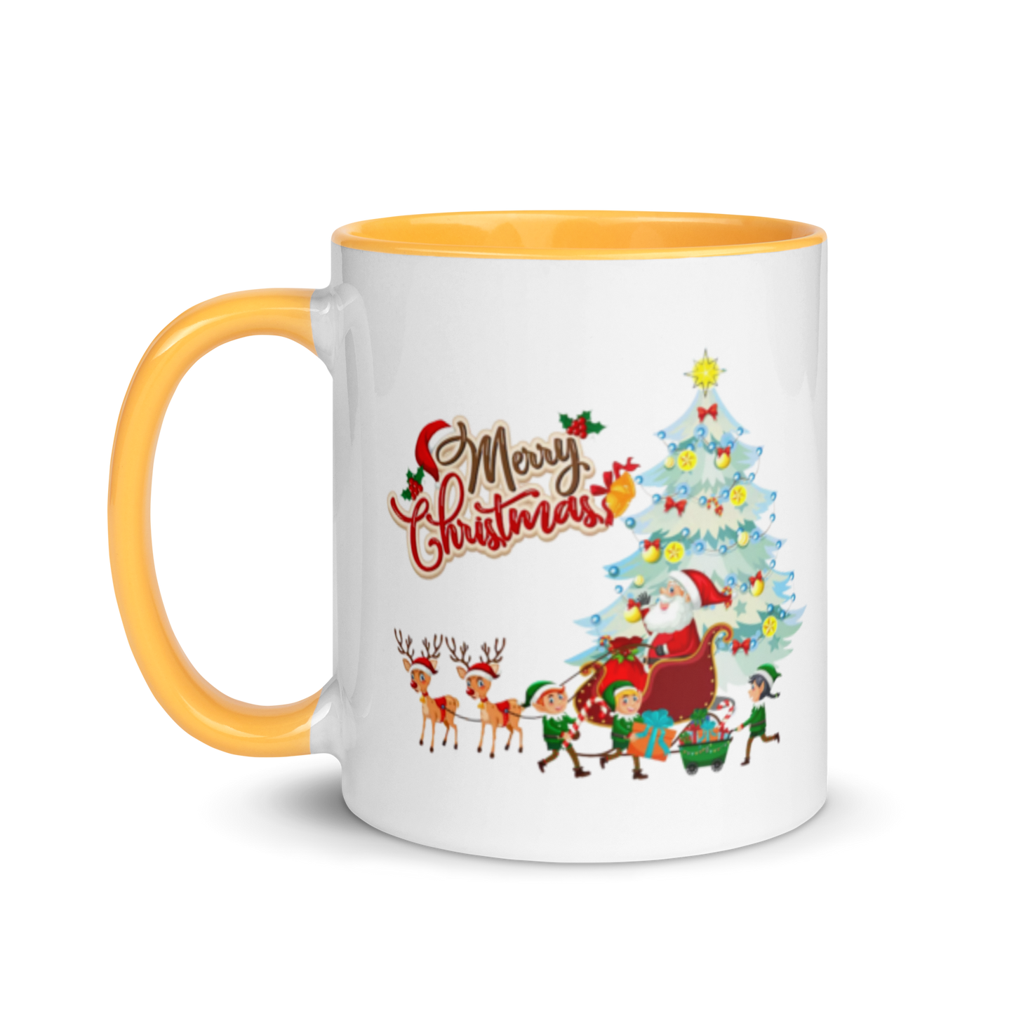 Christmas Mug with Color Inside