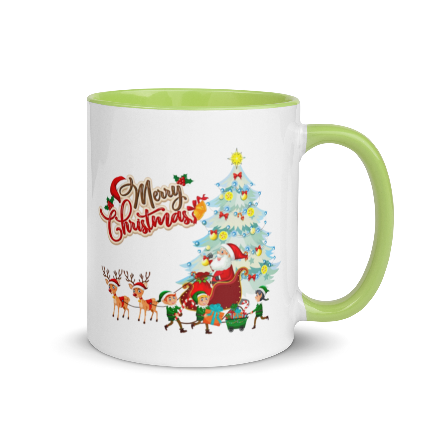 Christmas Mug with Color Inside