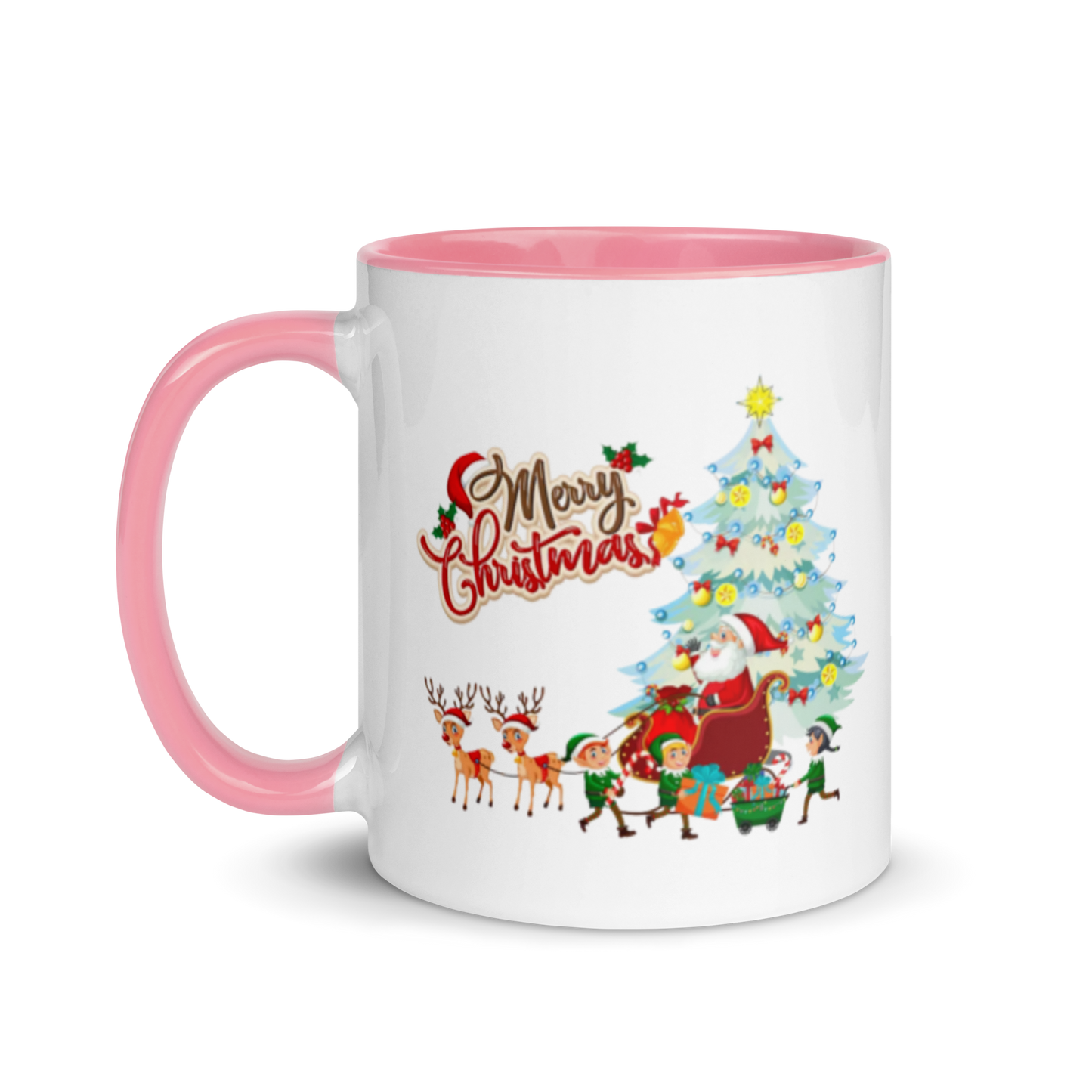 Christmas Mug with Color Inside