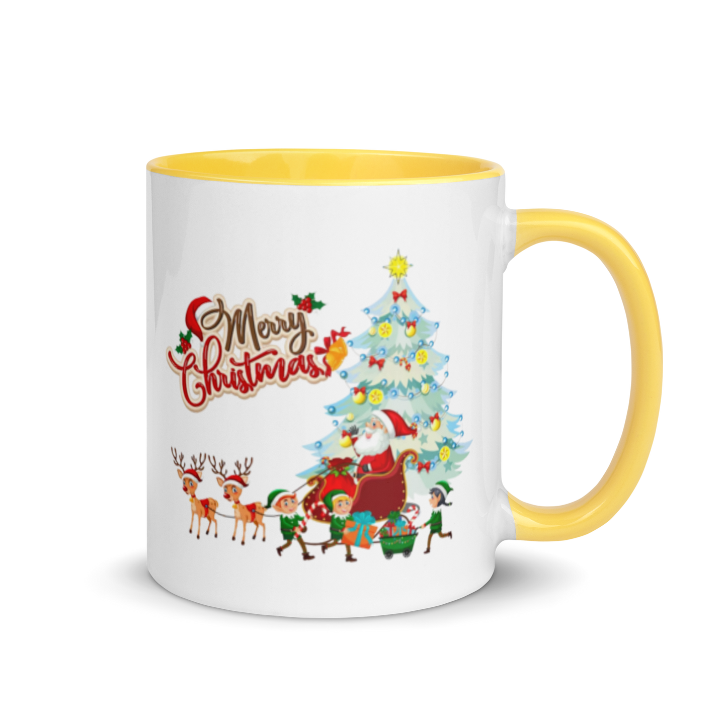 Christmas Mug with Color Inside