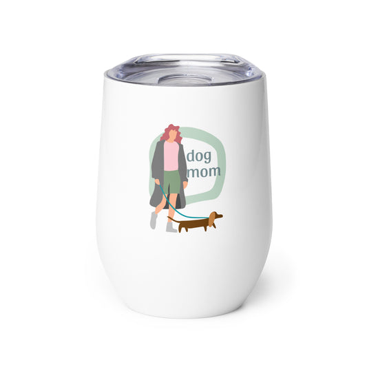 Dog Mom Wine Tumbler