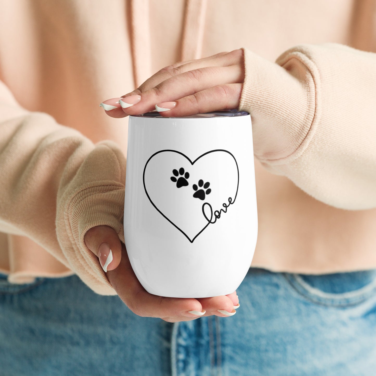 Paw Love Wine Tumbler